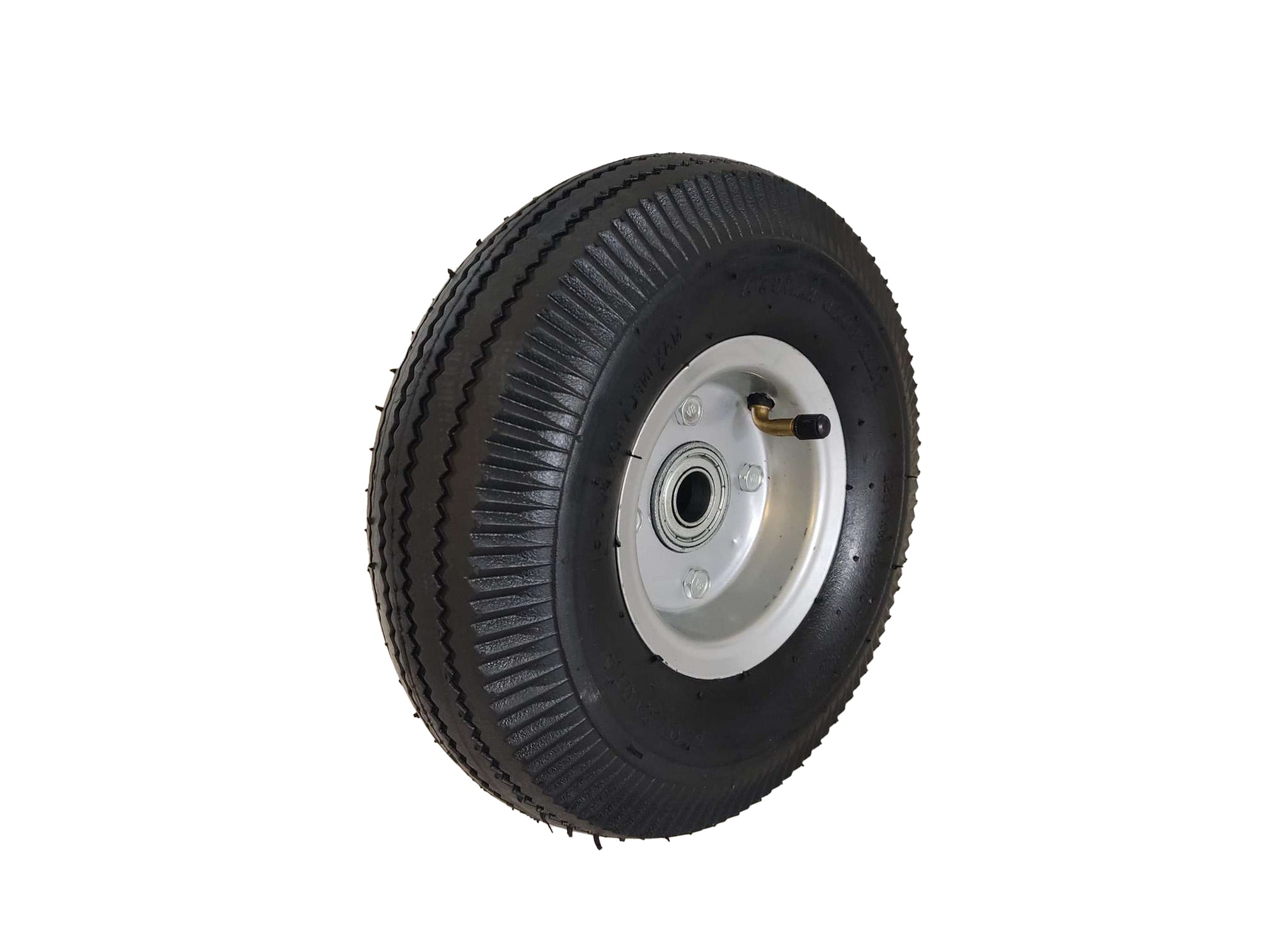 Roues pneumatiques pour chariots PR1804-17E - trou Ø17 - Roues de secours 4.10/3.50-4 (260x85) déportées avec bande de roulement E - CHARIOT À MAIN Roues pneumatiques pour chariots PR1804-17E - trou Ø17 - Roues de secours 4.10/3.50-4 (260x85) déportées avec bande de roulement E - CHARIOT À MAIN
